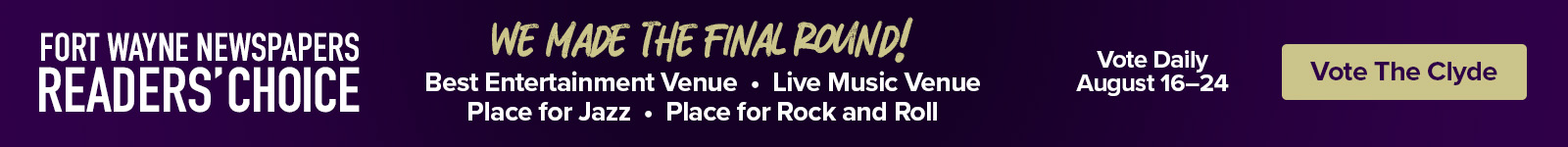 We Made the Final Round of Readers' Choice!